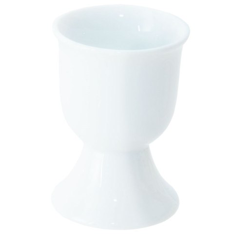 Porcelanowa podstawka do jajek kieliszek na jajko na jajka biała