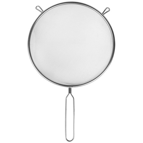 Sitko kuchenne stalowe z rączką okrągłe cedzak durszlak przesiewacz 22 cm Sitko kuchenne stalowe z rączką okrągłe cedzak durszlak przesiewacz 22 cm