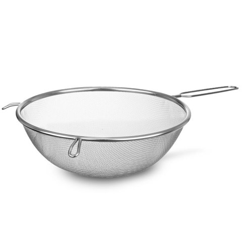 Sitko kuchenne stalowe z rączką okrągłe cedzak durszlak przesiewacz 22 cm Sitko kuchenne stalowe z rączką okrągłe cedzak durszlak przesiewacz 22 cm