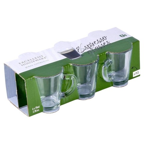 Szklanki do kawy espresso 70 ml 6 szt. Szklanki do kawy espresso 70 ml 6 szt.