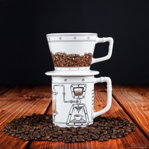 Coffeemageddon Dripper i Kubek do parzenia kawy