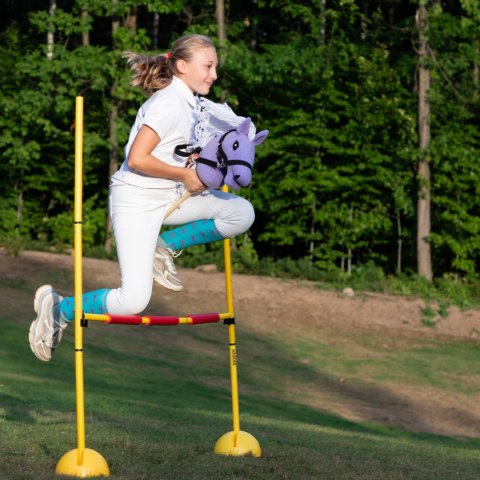 Hobby Horse Skippi A5 - lekki koń na kiju - lawendowy liliowy fioletowy