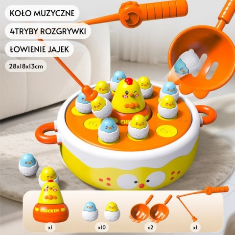 WOOPIE Gra Zręcznościowa Łowienie Kurczaczków 2w1 Katapulta WOOPIE Gra Zręcznościowa Łowienie Kurczaczków 2w1 Katapulta