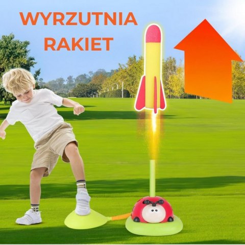 WOOPIE Gra Zręcznościowa 3w1 Wyrzutnia Rakiet Skakanka Rzut do Celu Biedronka WOOPIE Gra Zręcznościowa 3w1 Wyrzutnia Rakiet Skakanka Rzut do Celu Biedronka