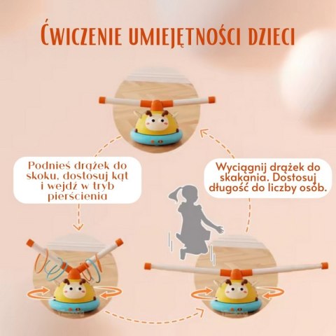 WOOPIE Gra Zręcznościowa Skakanka Automatyczna 2w1 Rzut do Celu Pszczółka WOOPIE Gra Zręcznościowa Skakanka Automatyczna 2w1 Rzut do Celu Pszczółka
