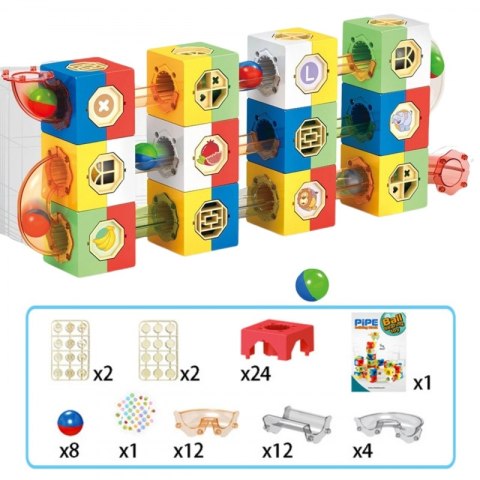 WOOPIE Tor Kulkowy Kulodrom Zestaw Konstrukcyjny Klocki 3D WOOPIE Tor Kulkowy Kulodrom Zestaw Konstrukcyjny Klocki 3D