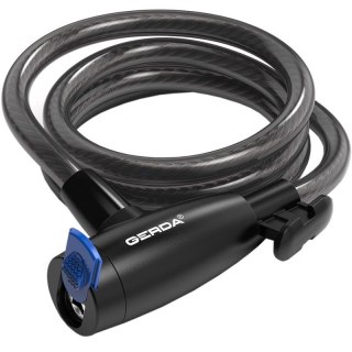 Zapięcie rowerowe Gerda linka, korpus okrągły, Flex 1500/12T OSFL015001206T2XP