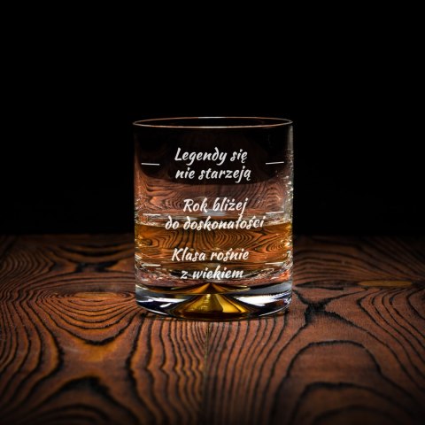 Urodzinowa szklanka do whisky - prezent na 18 urodziny