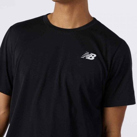 Koszulka New Balance Hearthertech Tee BK M MT11070BK