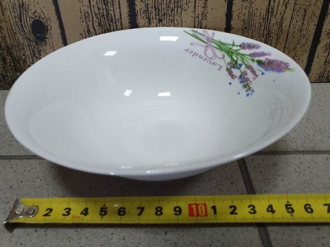 Salaterka 12szt. ceramiczna 18cm LAWENDA