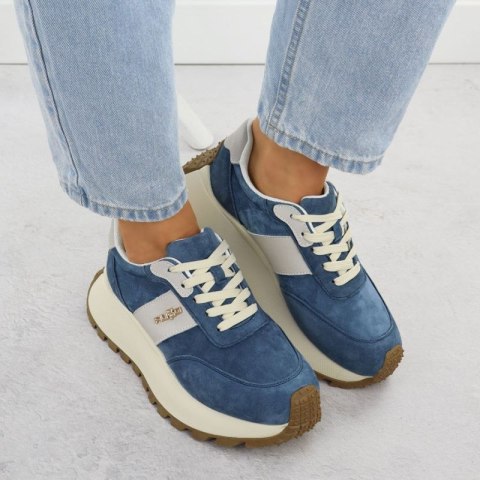 Buty Filippo na grubej platformie W DP6785 PAW637B