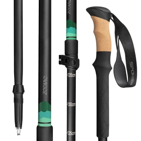 Kije trekkingowe Spokey Zodiac 105-135 cm trzysegmentowe SPK-944819