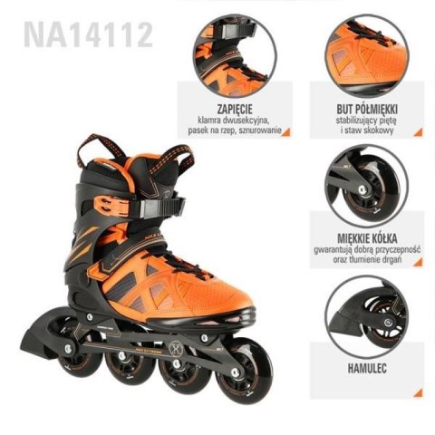 Łyżworolki Nils Extreme NA14112 40 16-01-186