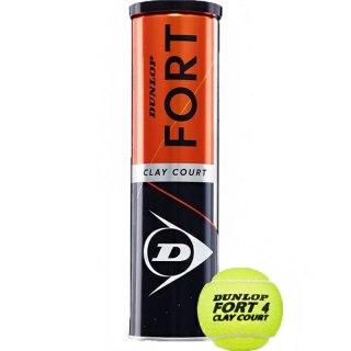 Piłki do tenisa ziemnego Dunlop Fort Clay Court 4szt 601613