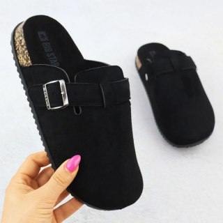 Klapki zamszowe Big Star W SS274736 INT2156A