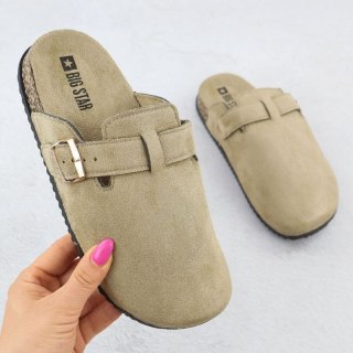 Klapki zamszowe Big Star W SS274738 INT2156B