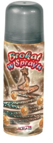 Brokat w sprayu 250ml SREBRNY GS-150SR