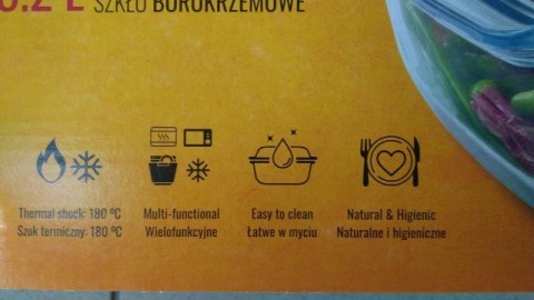 Naczynie żaroodporne 5,2l PROSTOKĄT TERMISIL | P-140