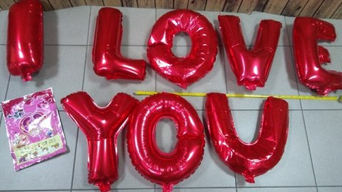 I LOVE YOU NAPIS BALONOWY - SN30643