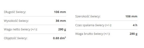 Świeca w ceramice 4szt. BOŻE NARODZENIE MIX