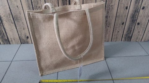 Torba jutowa naturalna 40x35x15cm 3957