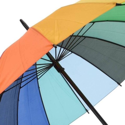 Parasol kolorowy kolorowa parasolka tęczowa manualna tęcza 98 cm