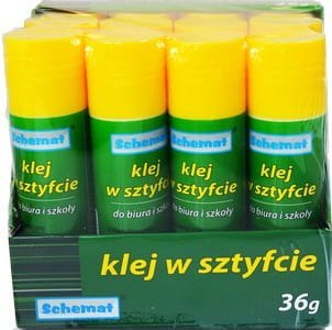 Klej w sztyfcie 12szt. 36g | 3571