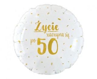 Balon foliowy Życie zaczyna się po 50 FG-OZ50