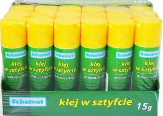 Klej w sztyfcie 24szt. 15g Schemat | 073540