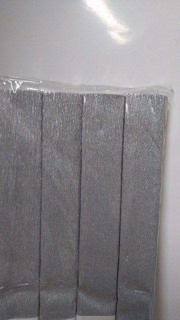 Bibuła 10szt. 50x200cm SREBRNA | KR-36 Bibuła 10szt. 50x200cm SREBRNA | KR-36