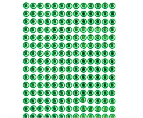 Cyrkonie na blistrze 352szt. zielone | DC-2008
