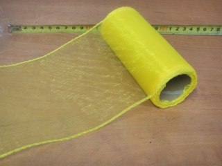 Organza 12cmx10m ecru