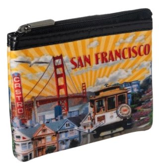 Etui na klucze tekstylne LOREN 528-8 SAN FRANCISCO