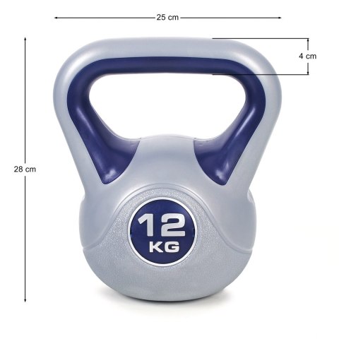 Kettlebell Winylowy Hantla 12 kg