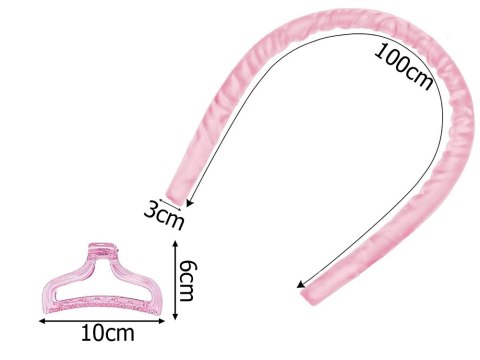 Wałek do kręcenia loków papiloty lokówka włosów stylizacji z gumką klamrą