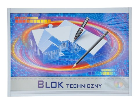 Blok 10szt. techniczny biały A3