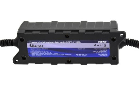 Prostownik elektroniczny-ładowarka 6/12V 4-12Ah G80008