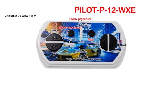 Pilot zdalnego sterowania w technologii 2.4 Ghz do pojazdów WXE Pilot zdalnego sterowania w technologii 2.4 Ghz do pojazdów WXE